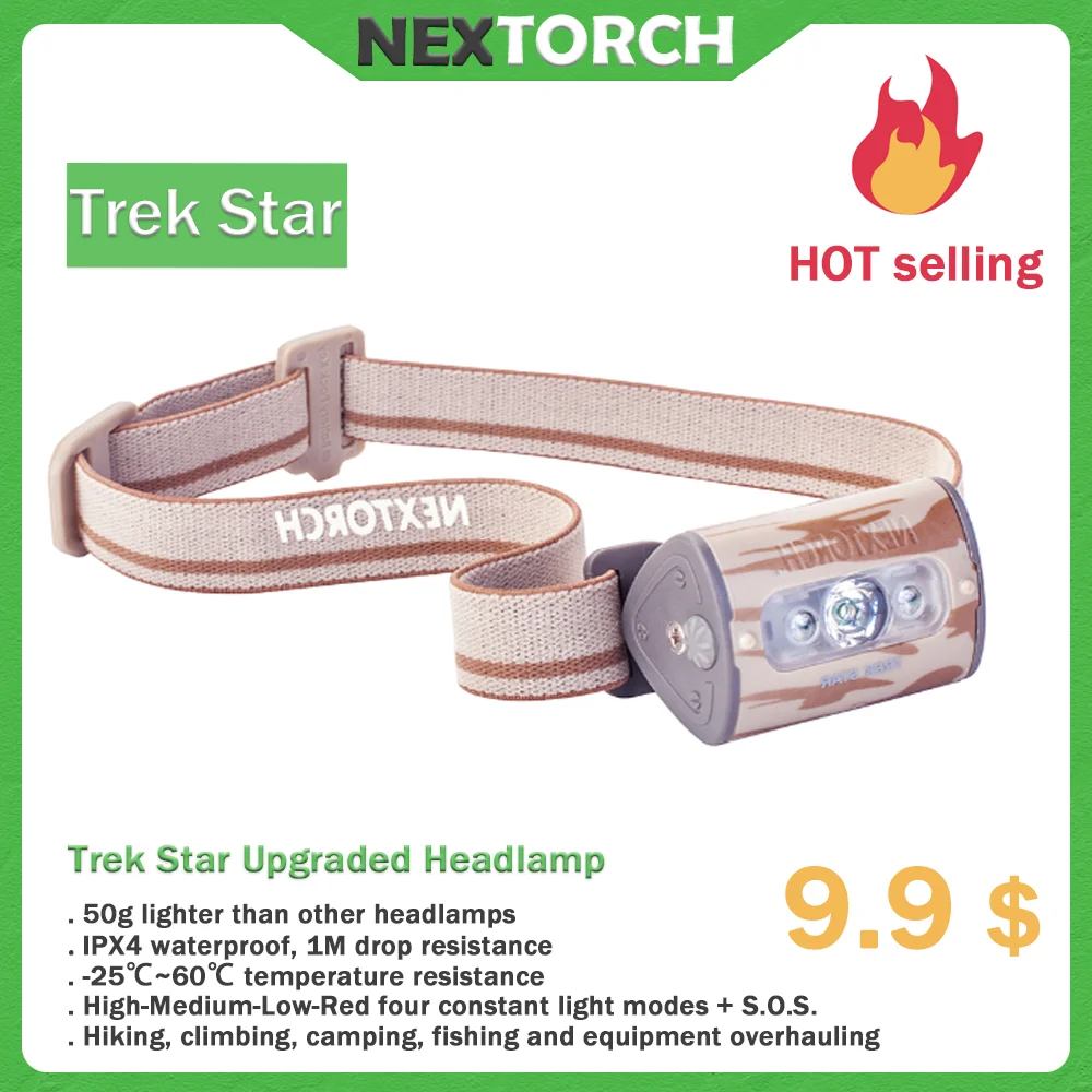 NEXTORCH Treck Star UV LED 工, IPX4,220lm,  ÷ , ķ, , ߿ , edc,  